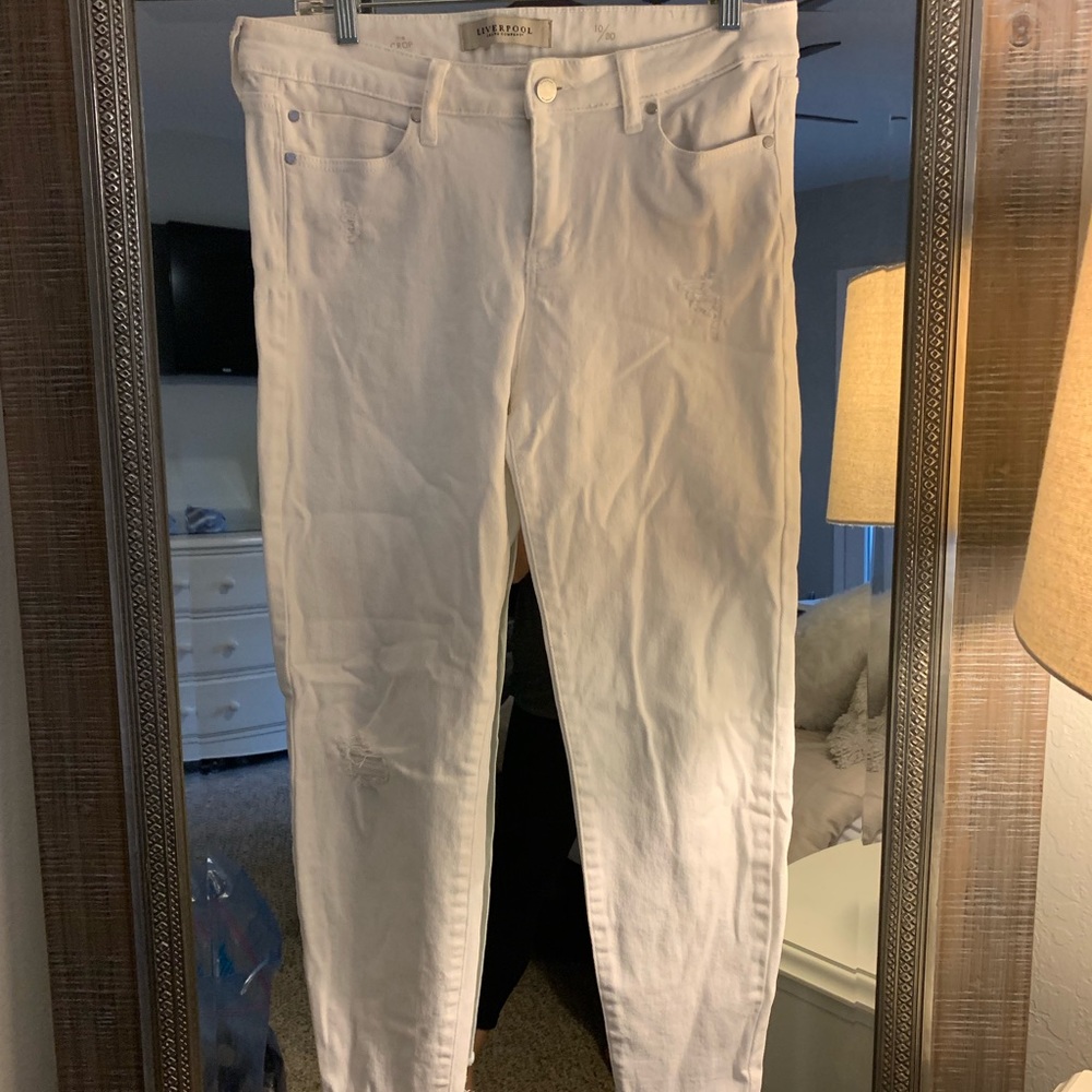 White jeans